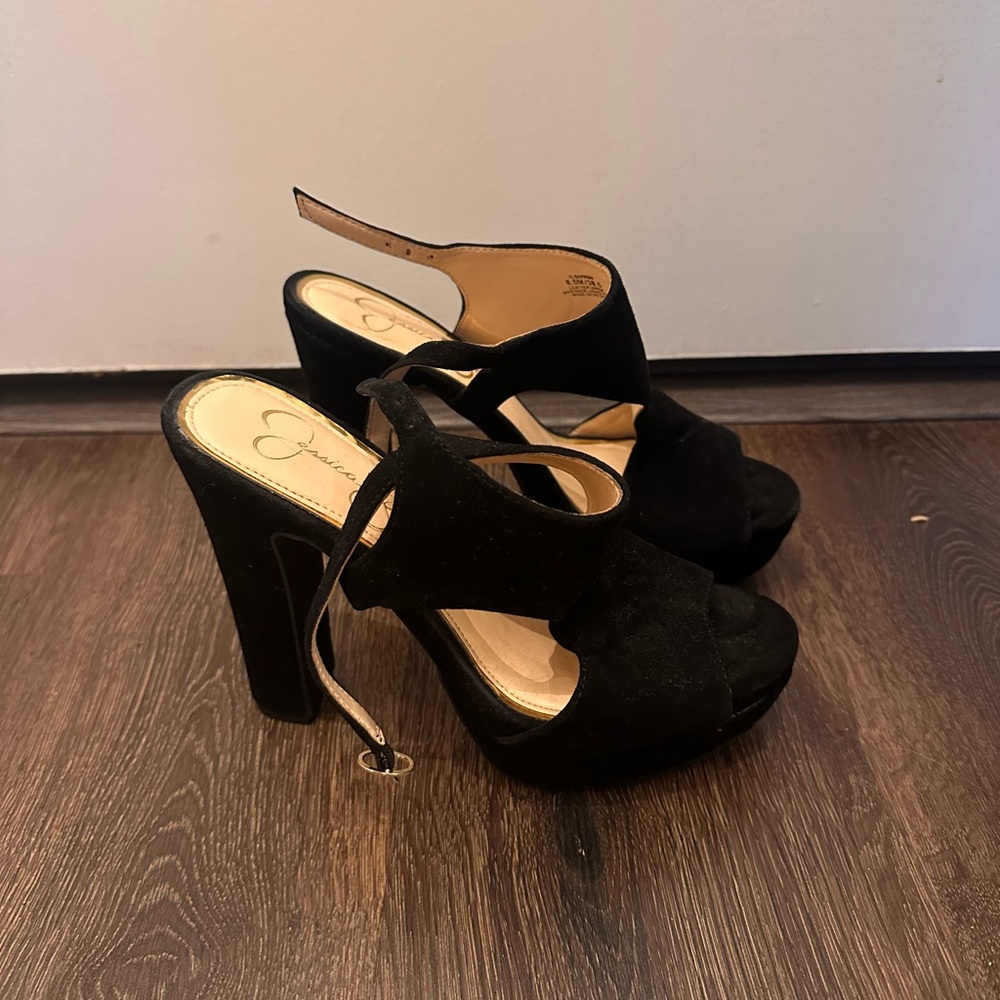 Jessica Simpson Black Women's Heels